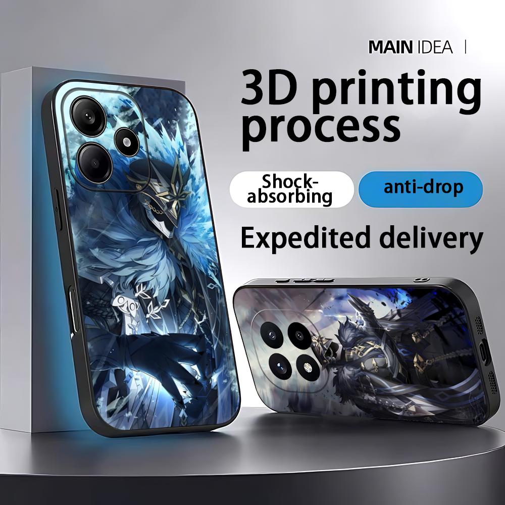Xiaomi Redmi Note 14 - Genshin Impact Capitano Phone Case For
