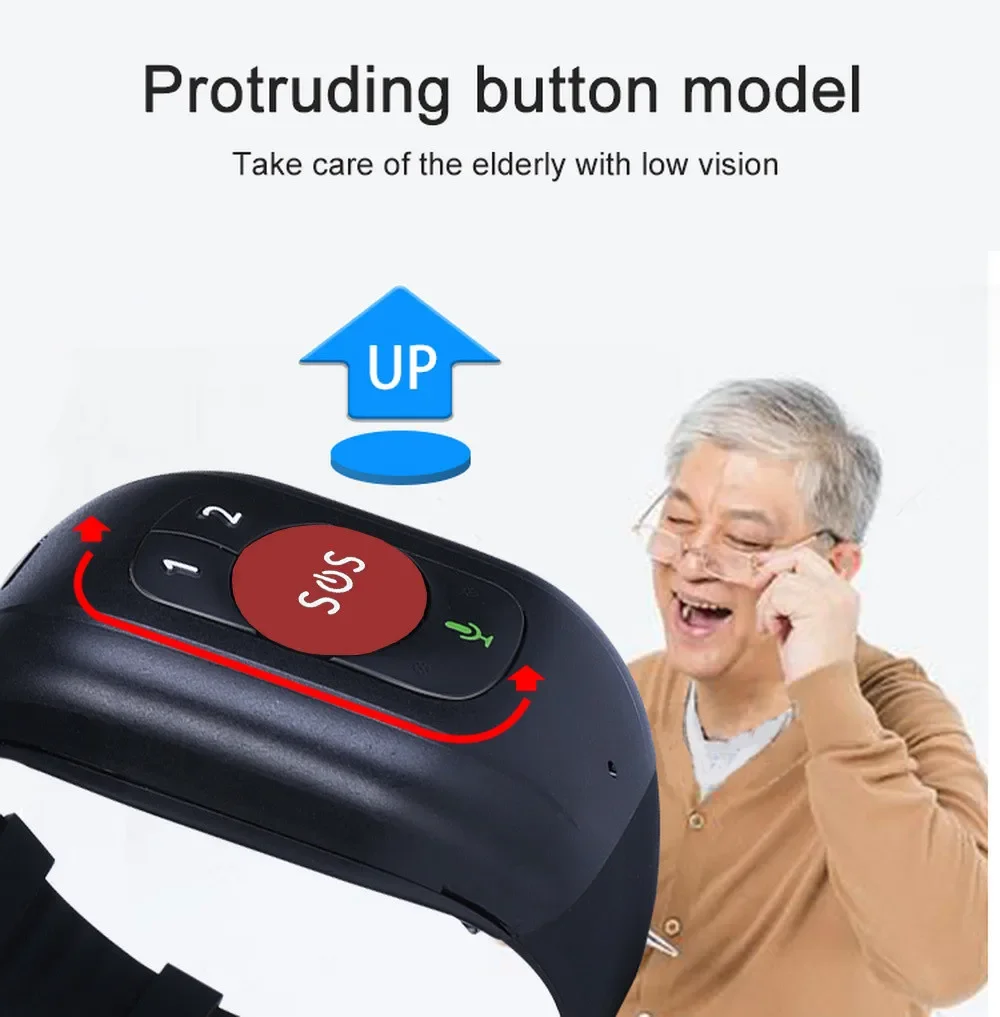 Elderly 4G LTE SOS Watch GPS T - Fall Detection Watch review and price