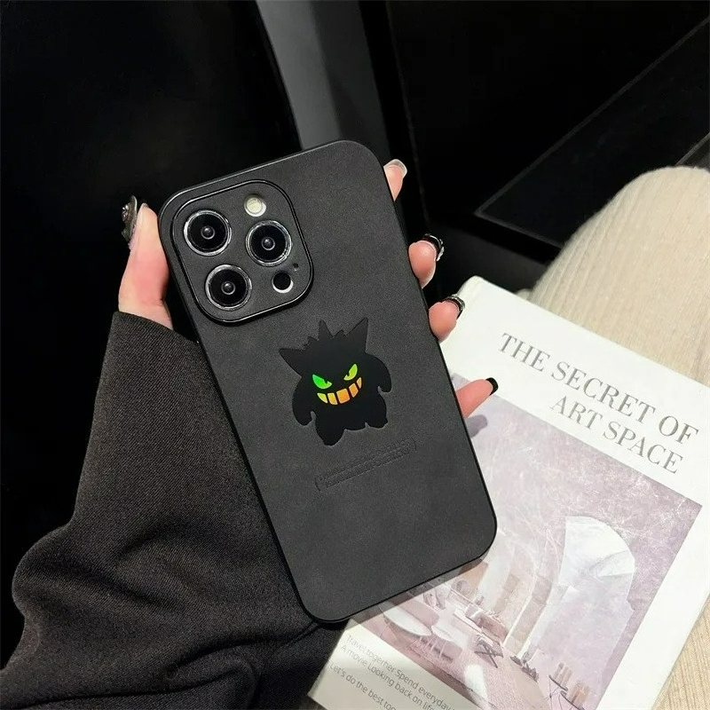 Cartoon Anime Gengar Leather T - Apple Iphone 15 Pro Max review and price
