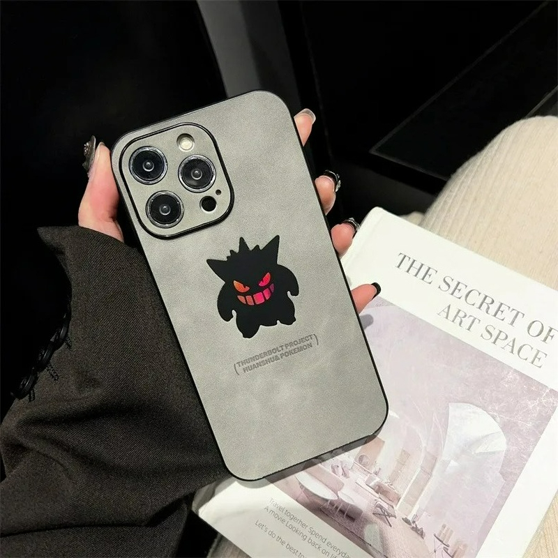 Cartoon Anime Gengar Leather T - Apple Iphone 15 Pro Max review and price