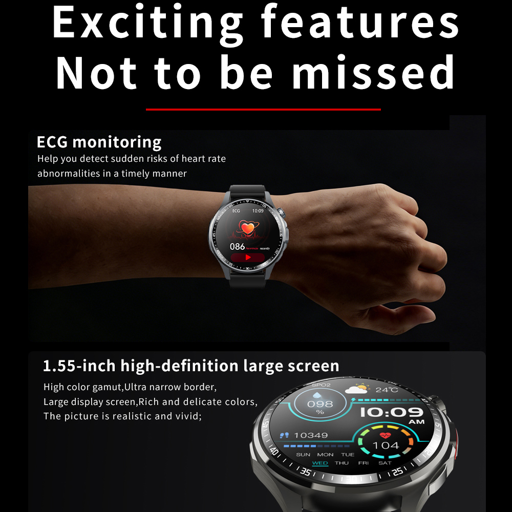 Men Smart Watch Ultra HD Scree - Fall Detection Watch review and price