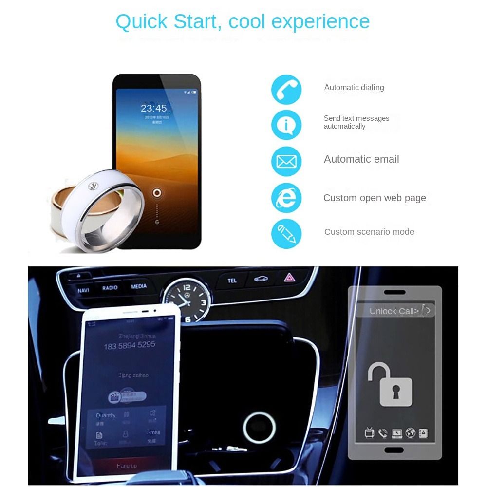 Multifunctional NFC Smart Ring - Smart Ring Nfc Pay review and price