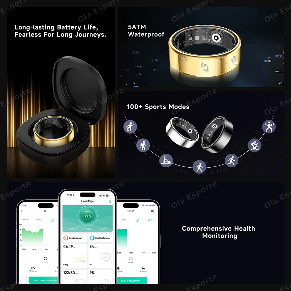 New R09 Smart Ring Men Women w - Temperature Ring Skin review and price