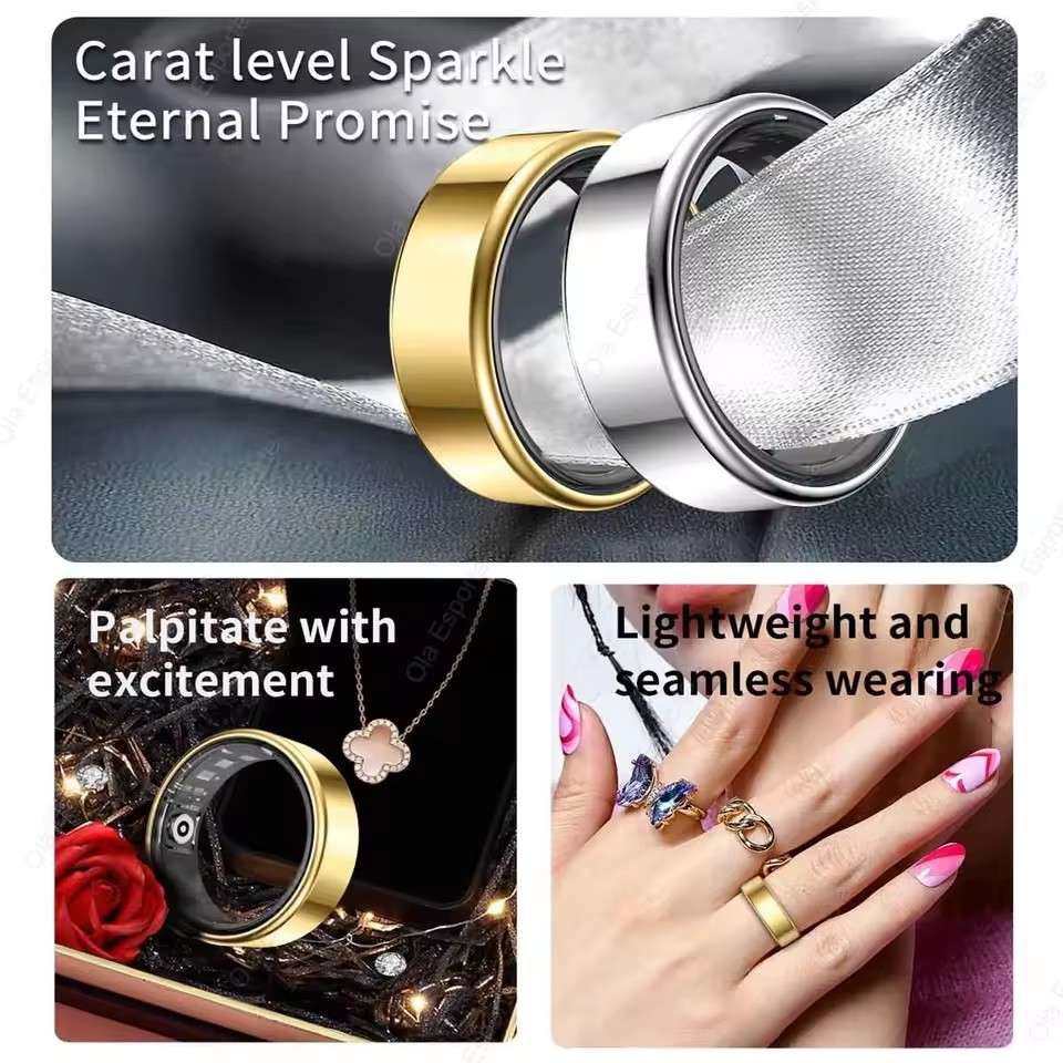 NEW R09 Smart Ring Men Women w - Temperature Ring Skin review and price