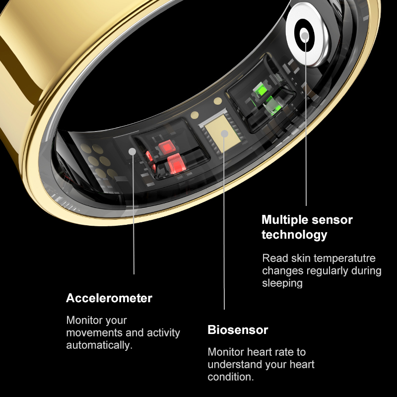 R09 Smart Ring Men Women with  - Temperature Ring Skin review and price