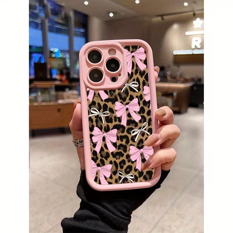 Leopard Print Bow Phone Case F - Apple Iphone 15 Pro Max review and price