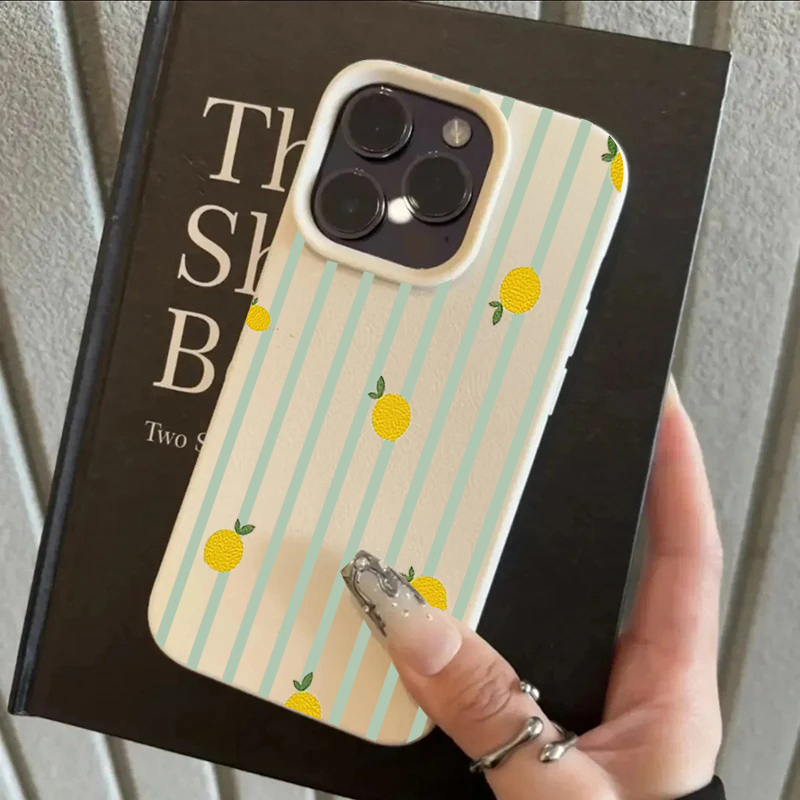 Shockproof Cute Lemon Pattern  - Apple Iphone 15 Pro Max review and price