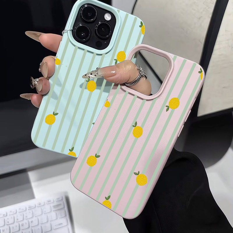 Shockproof Cute Lemon Pattern  - Apple Iphone 15 Pro Max review and price